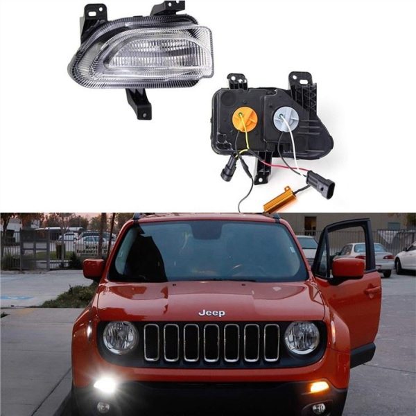Accessoris per a cotxes Morsun Llums de circulació diürnes amb led per a Jeep Renegade 2015-2018